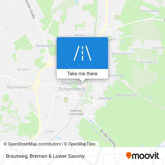 Brautweg map