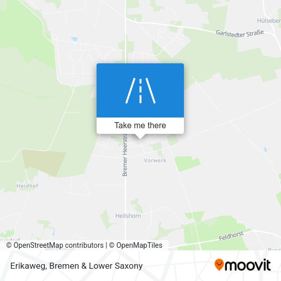 Erikaweg map