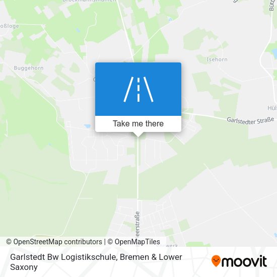 Garlstedt Bw Logistikschule map