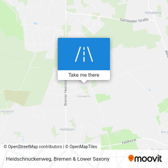 Heidschnuckenweg map