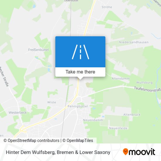 Hinter Dem Wulfsberg map