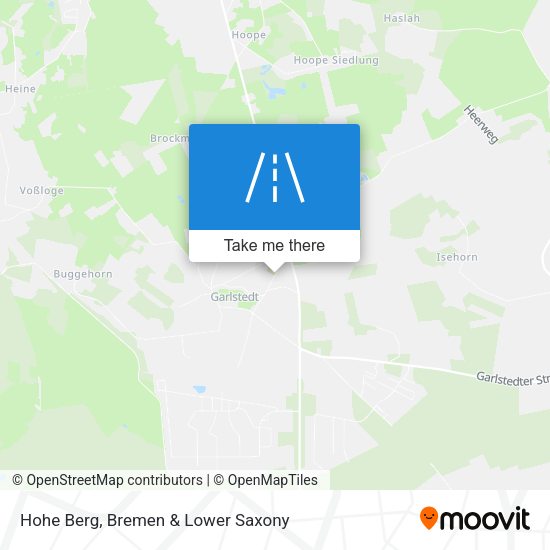 Hohe Berg map