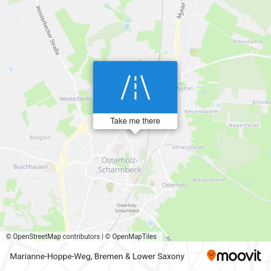 Marianne-Hoppe-Weg map