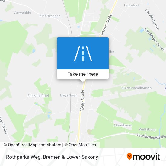 Rothparks Weg map
