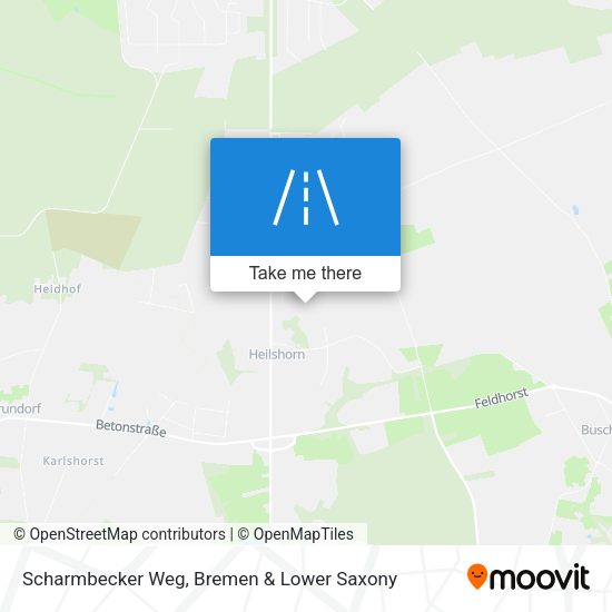 Scharmbecker Weg map