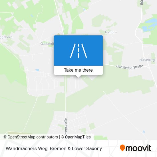 Wandmachers Weg map