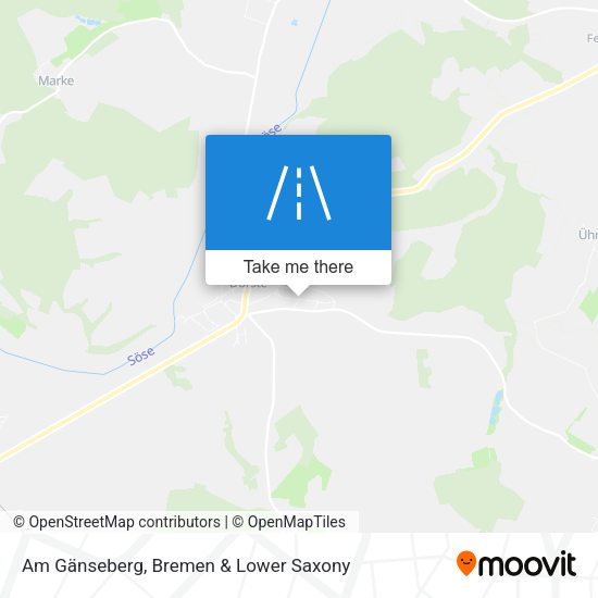 Am Gänseberg map