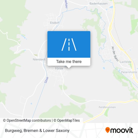 Burgweg map
