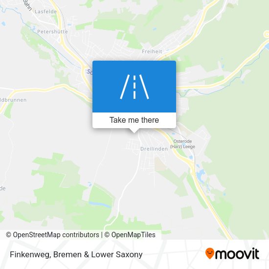 Finkenweg map