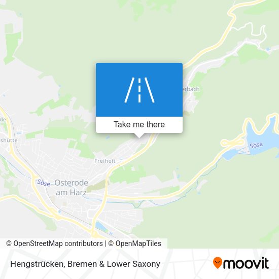 Hengstrücken map