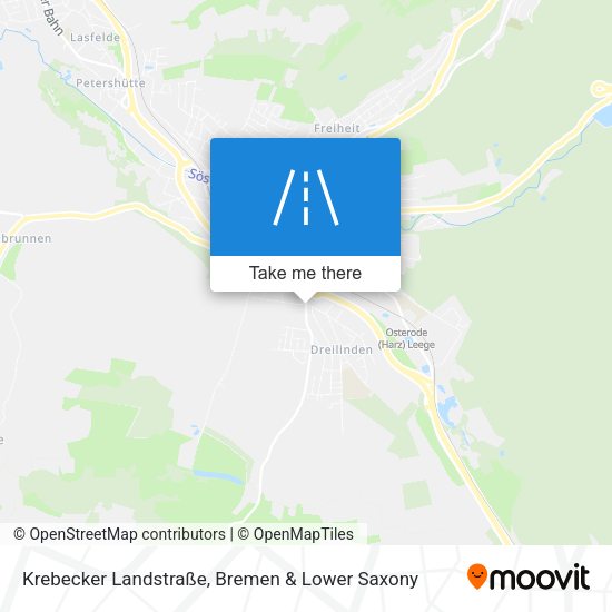 Krebecker Landstraße map