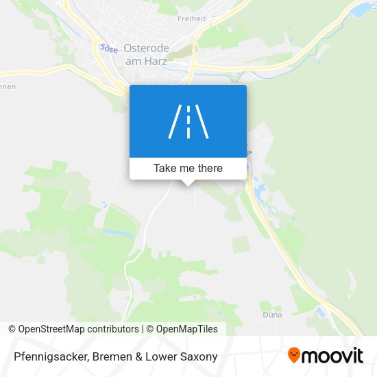 Pfennigsacker map