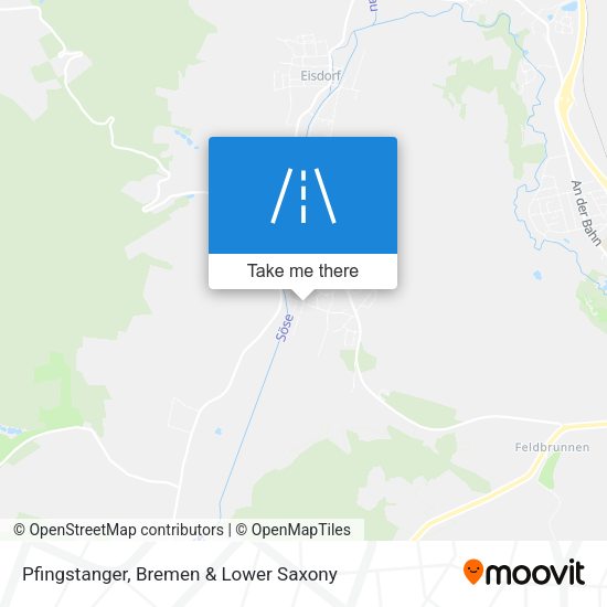 Pfingstanger map