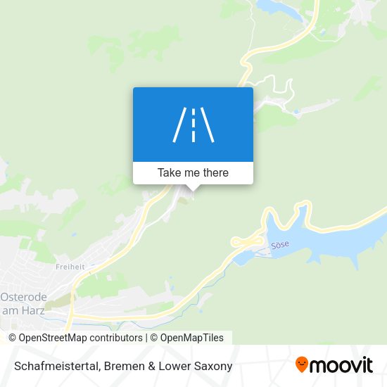 Schafmeistertal map