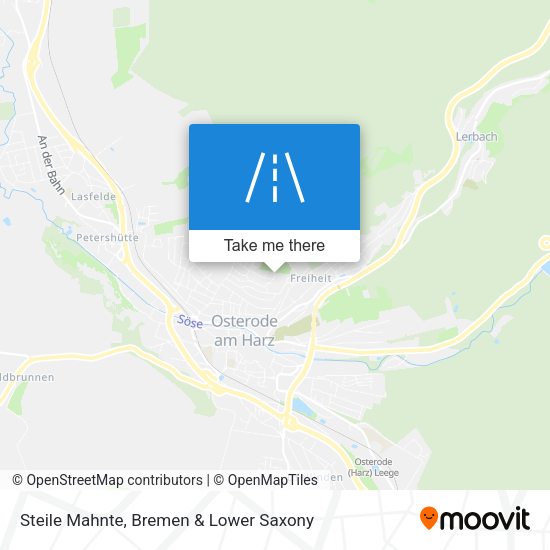 Steile Mahnte map