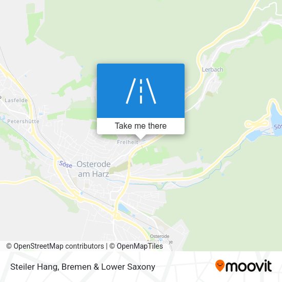 Steiler Hang map