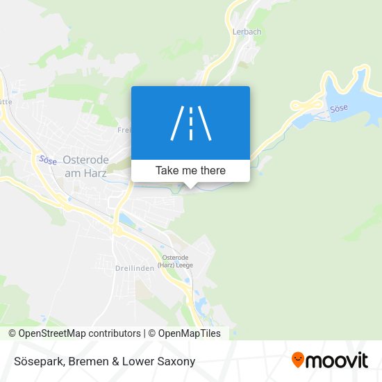 Sösepark map
