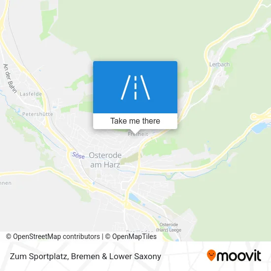 Карта Zum Sportplatz