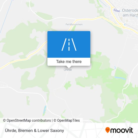 Ührde map