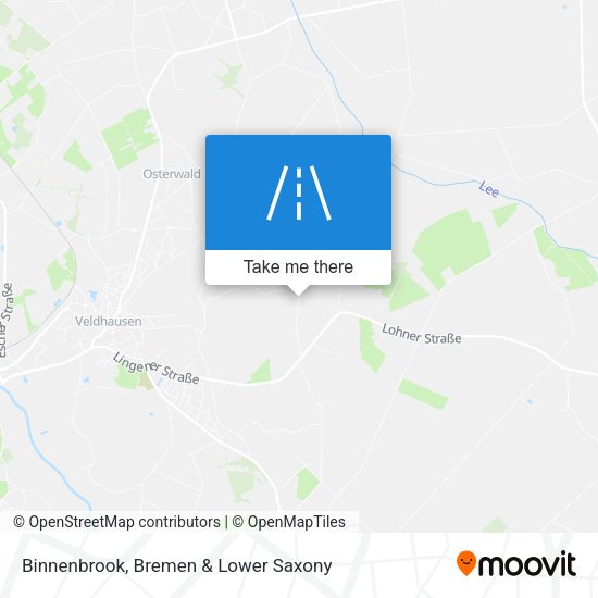 Binnenbrook map