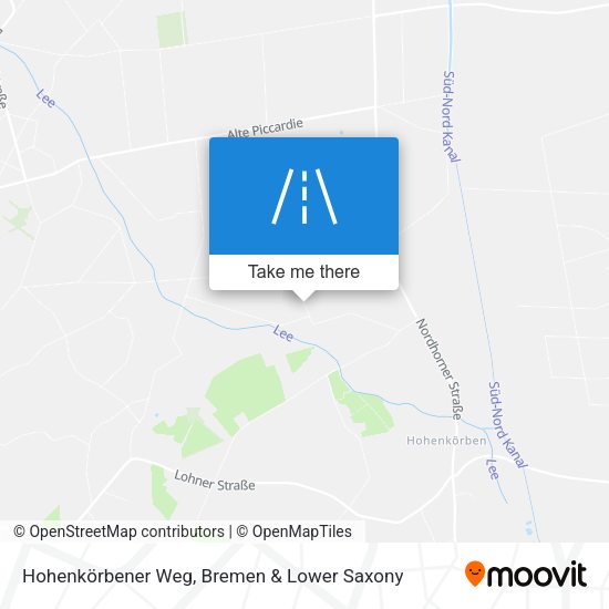 Hohenkörbener Weg map
