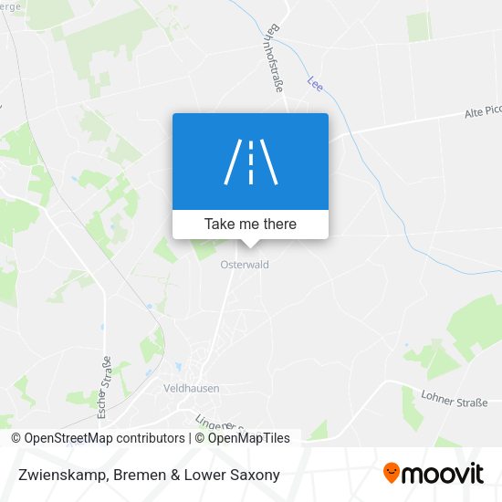 Zwienskamp map