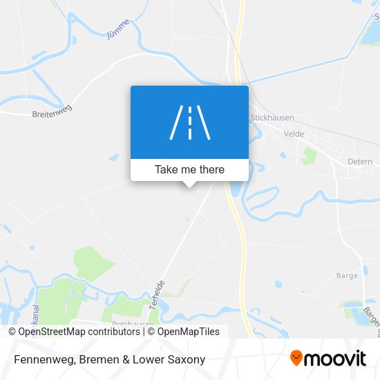 Fennenweg map