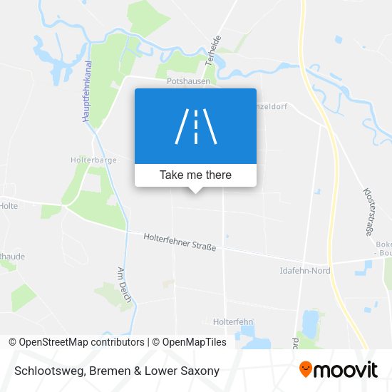 Schlootsweg map