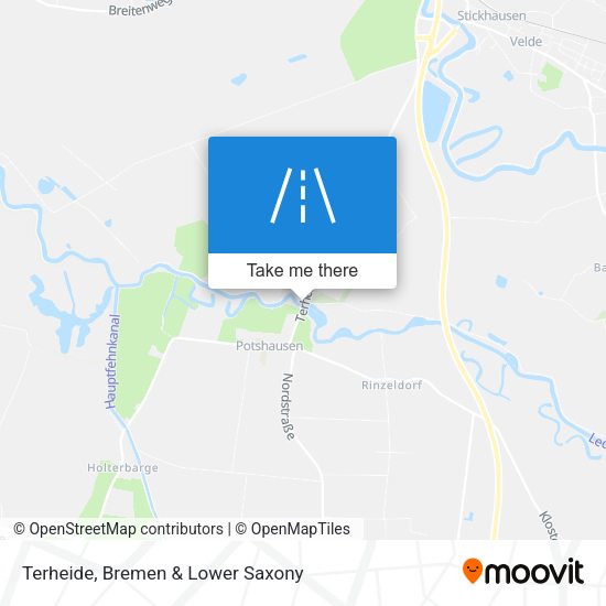Terheide map