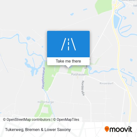 Tukerweg map