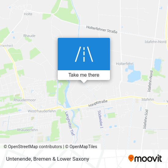 Untenende map