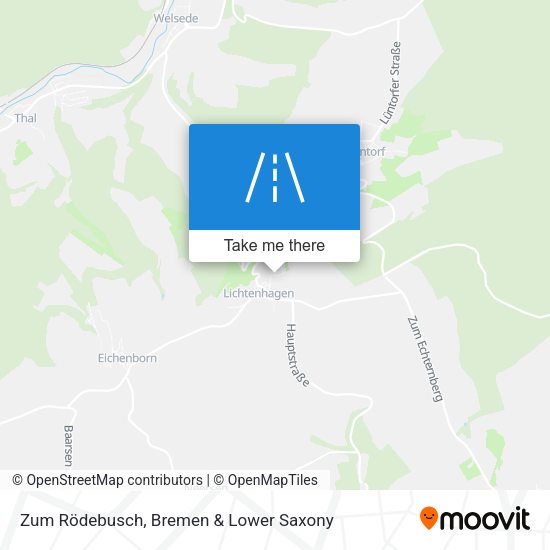 Zum Rödebusch map