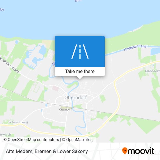 Alte Medem map