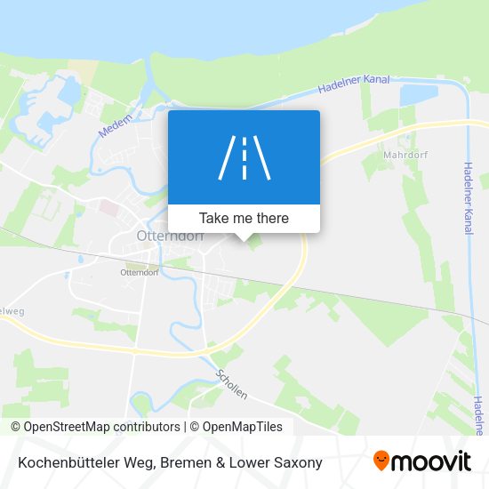 Kochenbütteler Weg map
