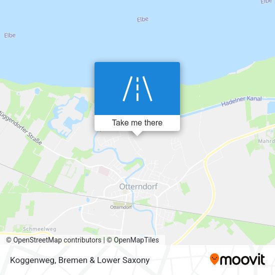 Koggenweg map
