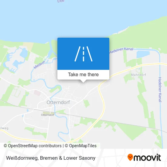 Weißdornweg map