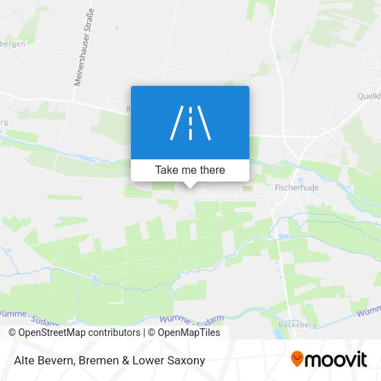 Alte Bevern map