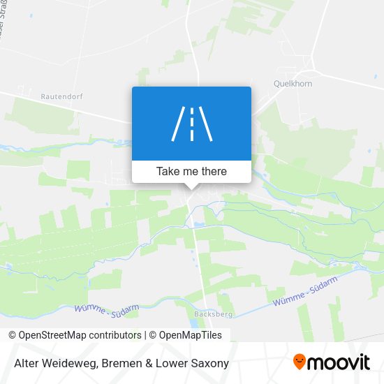 Alter Weideweg map