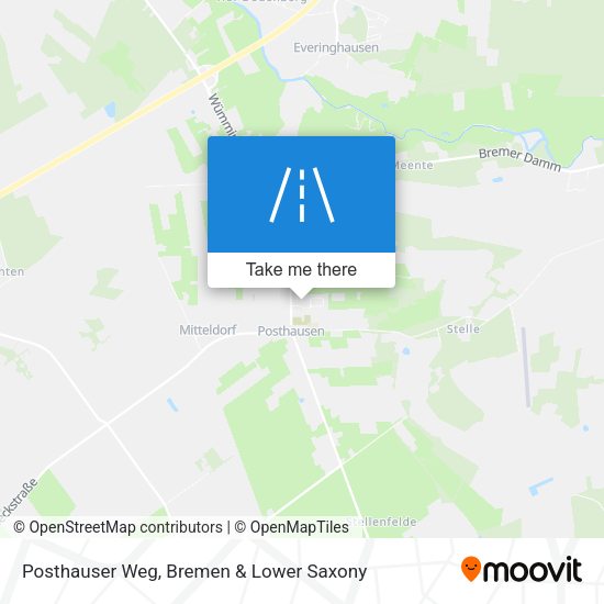 Posthauser Weg map