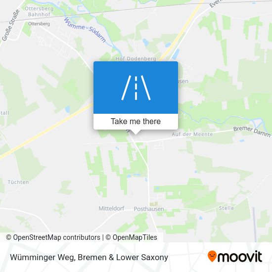 Wümminger Weg map