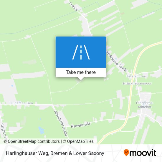 Harlinghauser Weg map