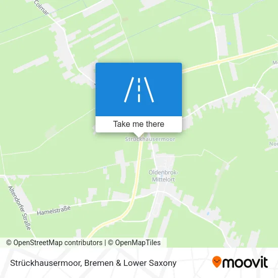 Карта Strückhausermoor