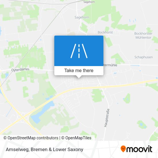Amselweg map