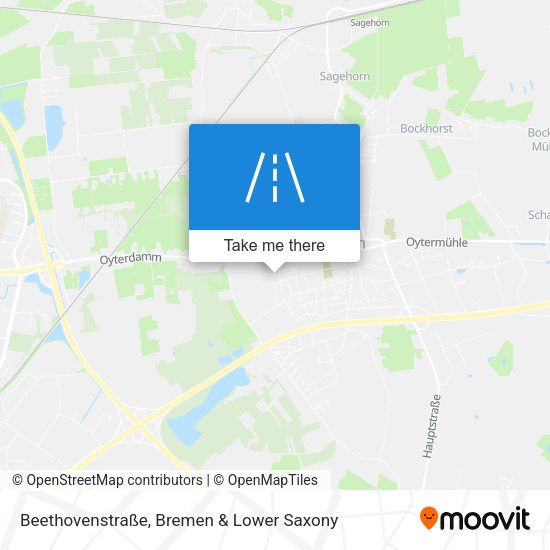 Beethovenstraße map