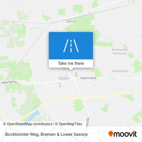 Bockhorster Weg map