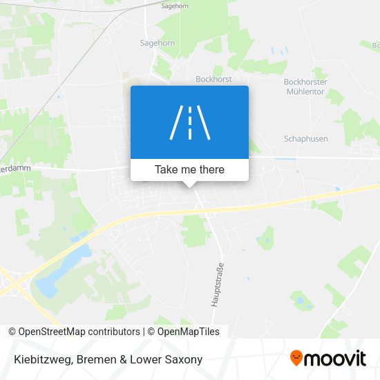 Kiebitzweg map