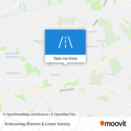 Krokusweg map