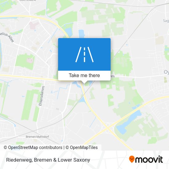 Riedenweg map