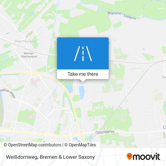 Weißdornweg map