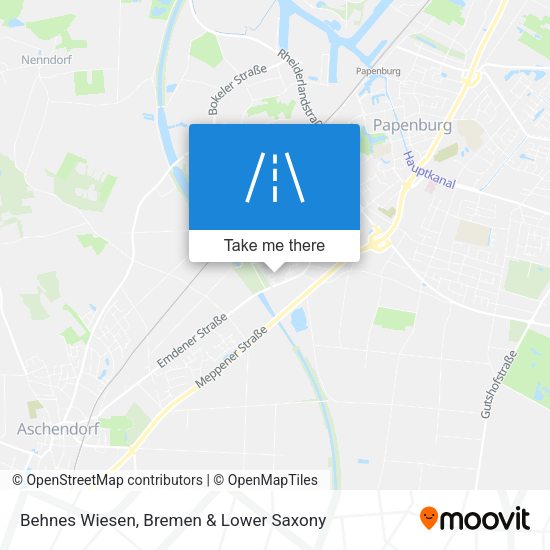 Behnes Wiesen map